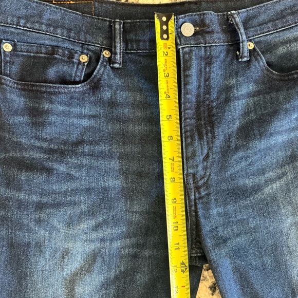 Vintage Levi’s 514 Men’s 36x26 InseamLoose Straight Leg Dark Wash Denim Jeans - Picture 11 of 16